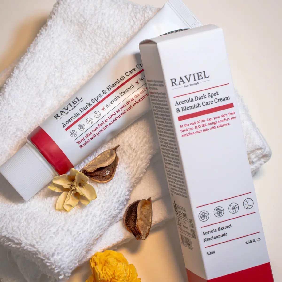 Acerola Dark Spot Care Cream 50 ml - Raviel para KUDZŪ COSMETICS