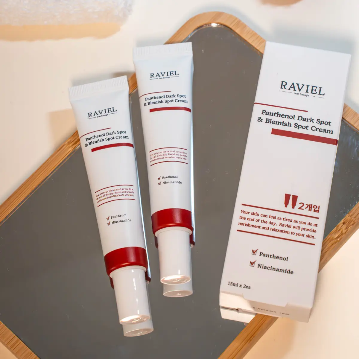 Panthenol Dark Spot & Blemish Cream 15 ml - Raviel para KUDZŪ COSMETICS
