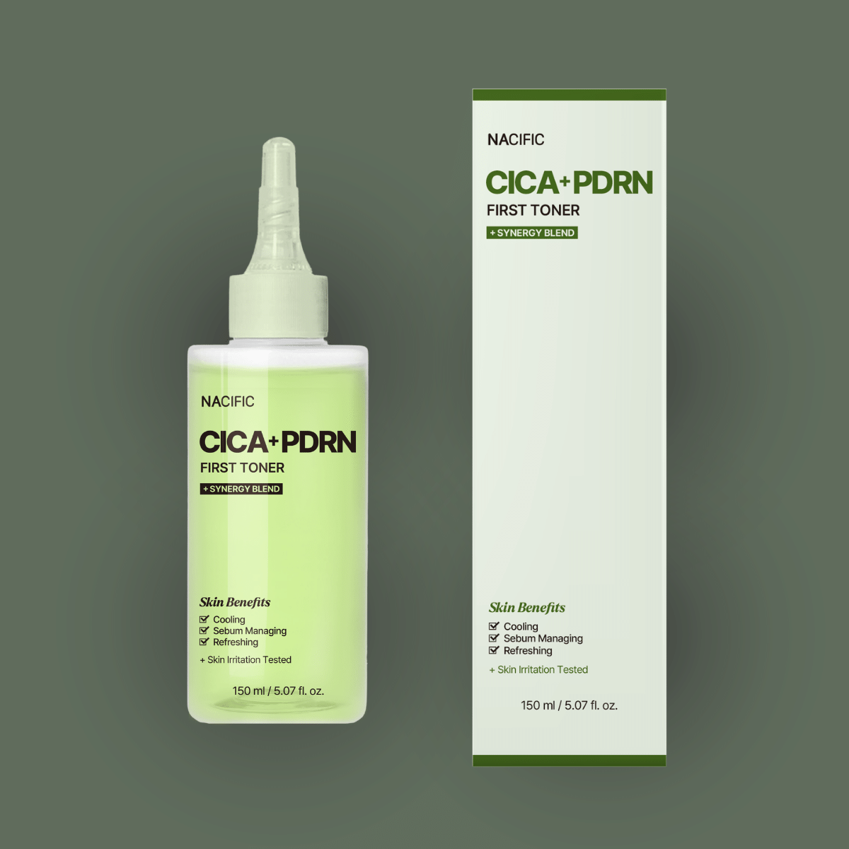 CICA PDRN First Toner - NACIFIC para KUDZŪ COSMETICS